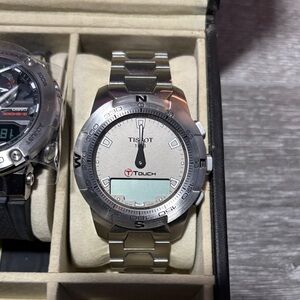 Tissot T-Touch Silver and Black Watch